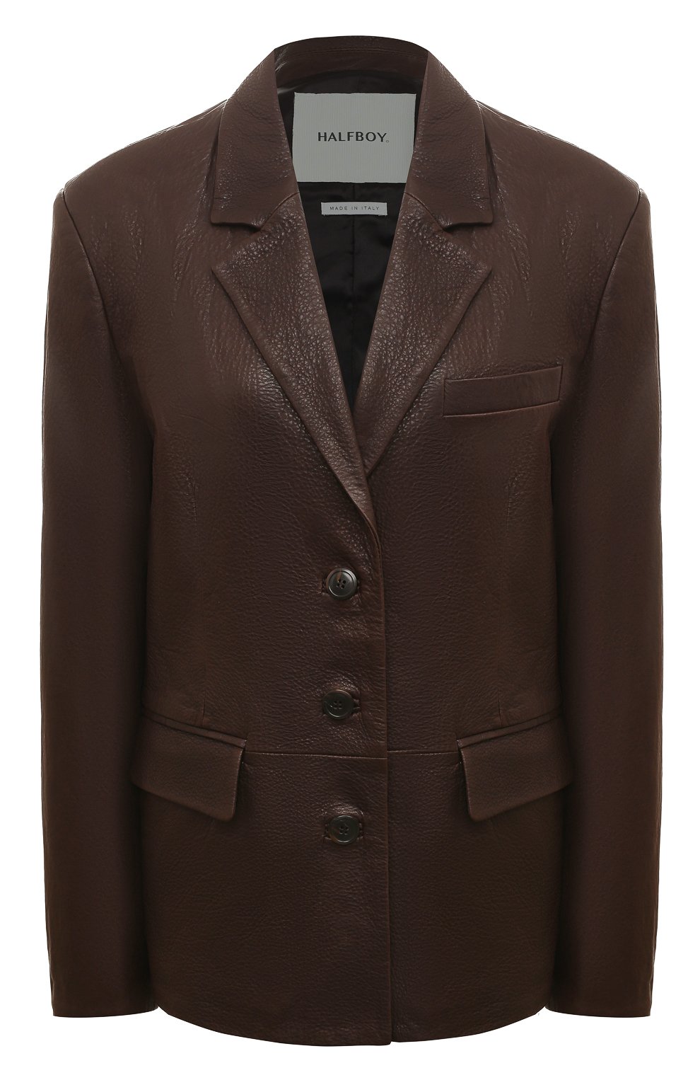 Кожаный жакет HALFBOY, арт. HFW241WLBL176, фото 1
