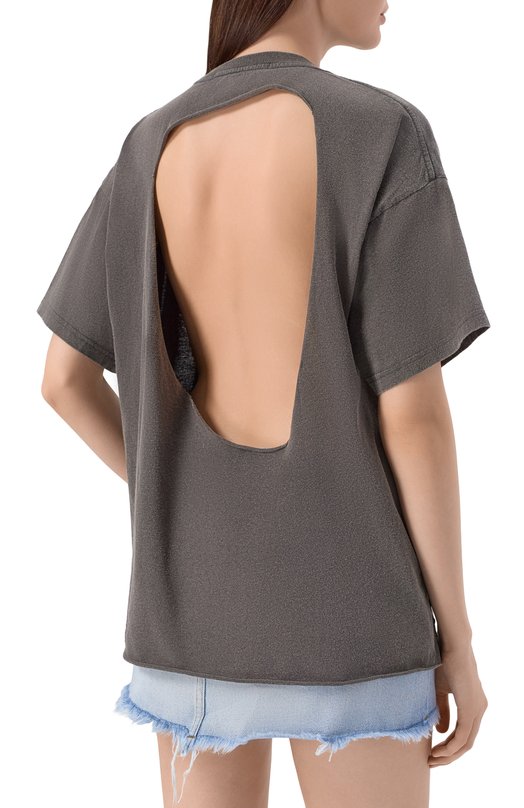 Хлопковая футболка Ksubi WPS26TE007 Серый  WPS26TE007 Фото 4