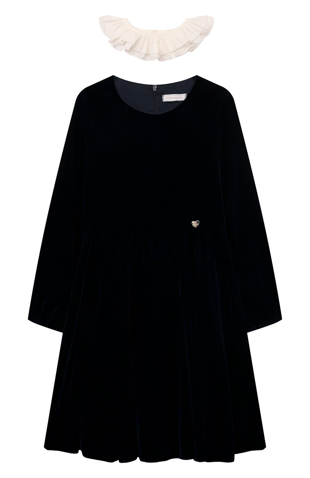 Бархатное платье MONNALISA, арт. 11D912, фото 1