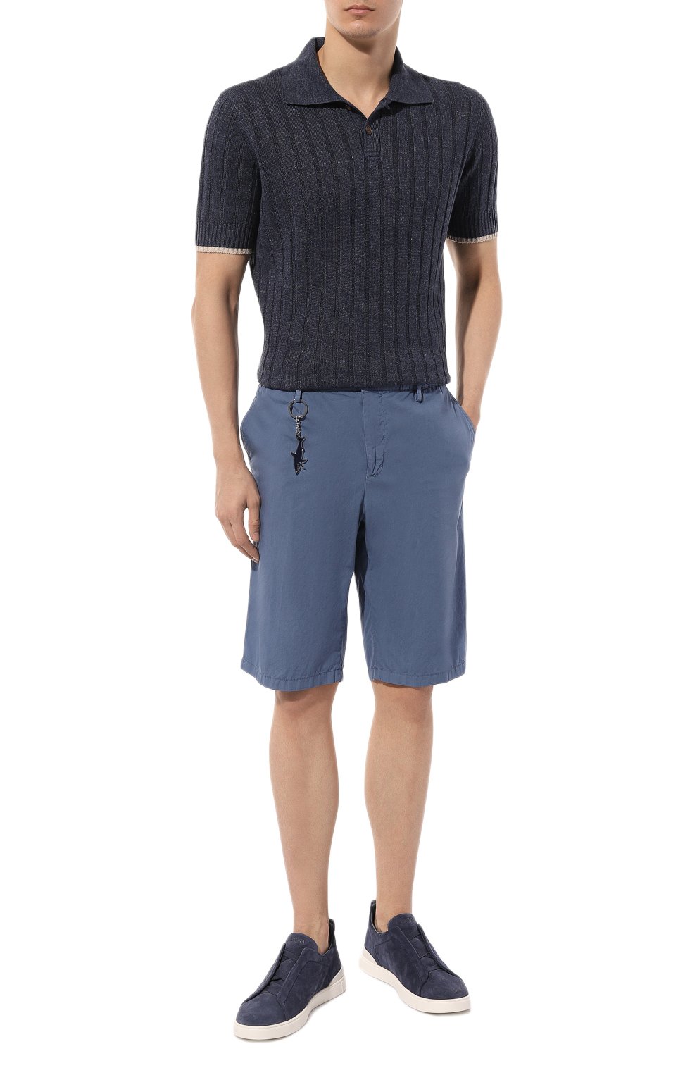 Хлопковые шорты PAUL&SHARK, арт. 24414026, фото 2