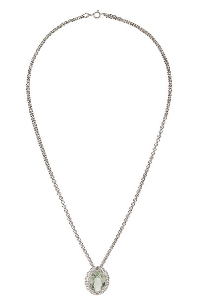 Женская цепочка с зелёным аметистом SECRETS JEWELRY, арт. ЦЗАОС00717