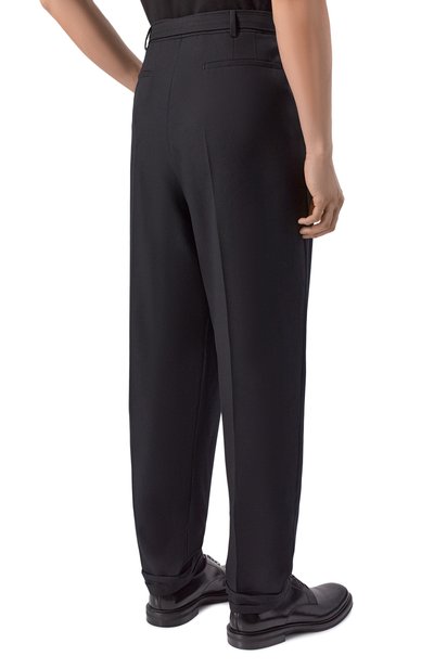 Шерстяные брюки SAINT LAURENT, арт. 854428/Y1N05, фото 4