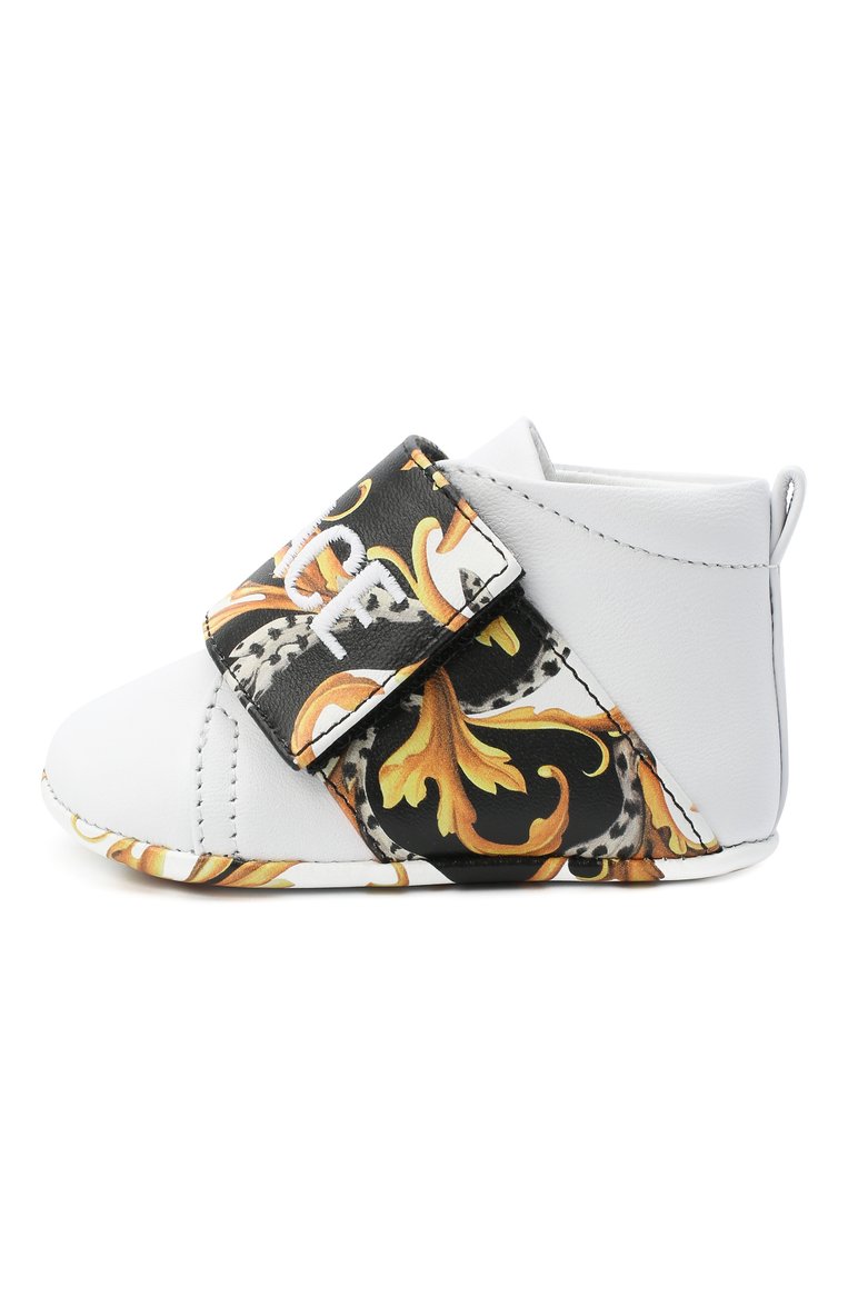 Кожаные пинетки VERSACE, арт. YFX00028/YB00337, фото 2