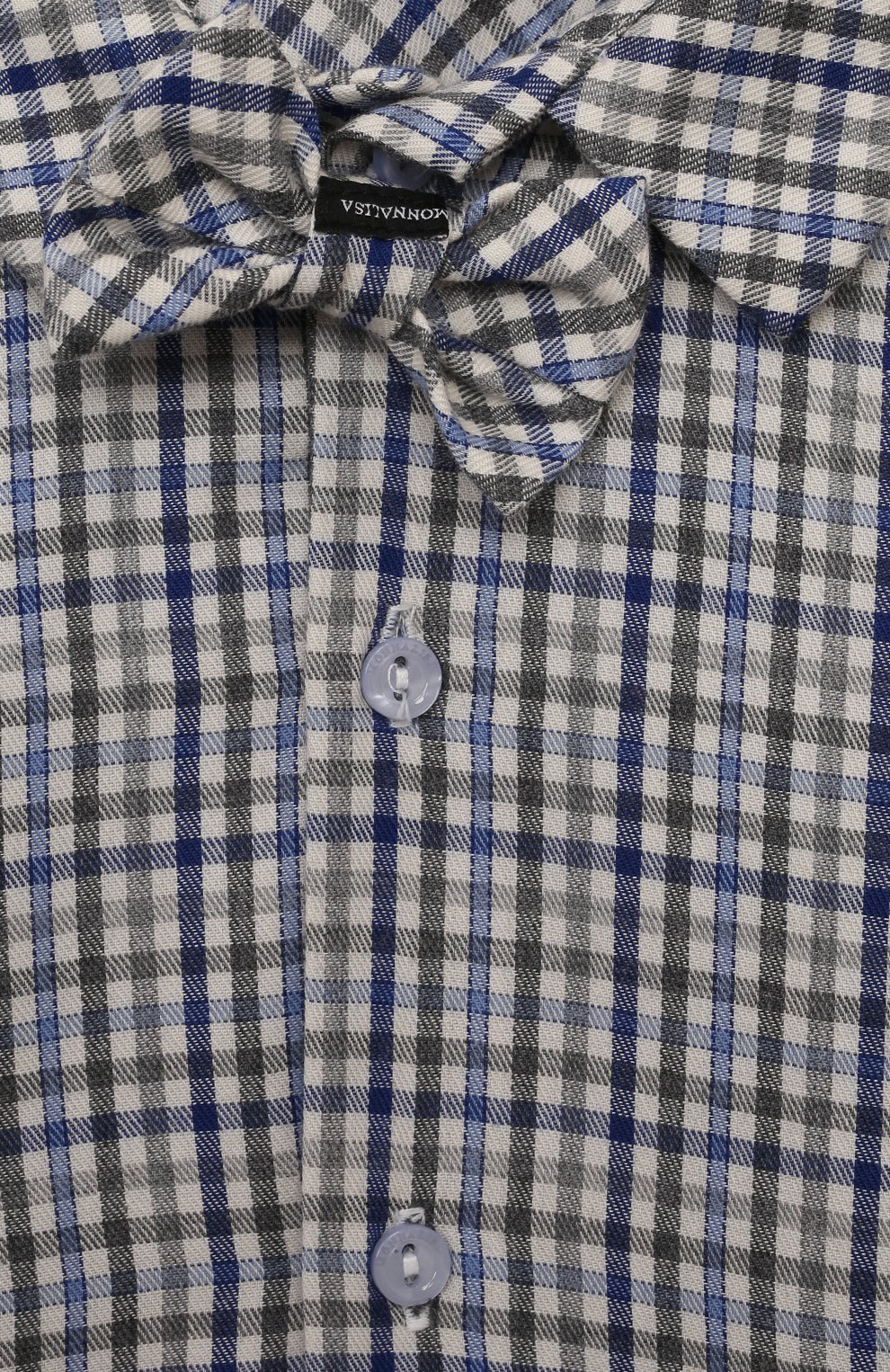 Хлопковая рубашка MONNALISA, арт. 28D300, фото 3