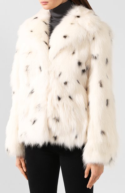 Укороченная шуба из меха песца MATE OFFICIAL, арт. 84HF101-33BI091, фото 3