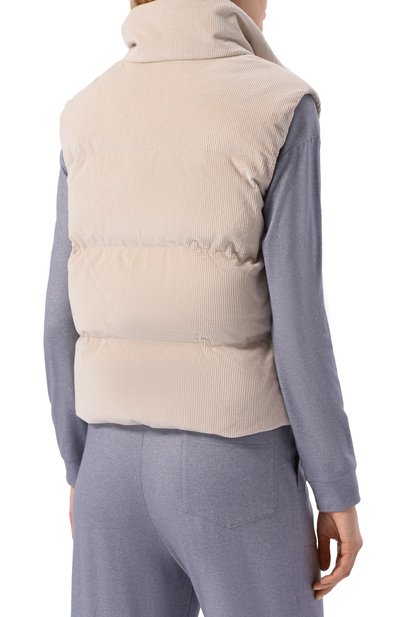 Вельветовый пуховый жилет  MVST, арт. M25.1MW.0015_CASHC0, фото 4