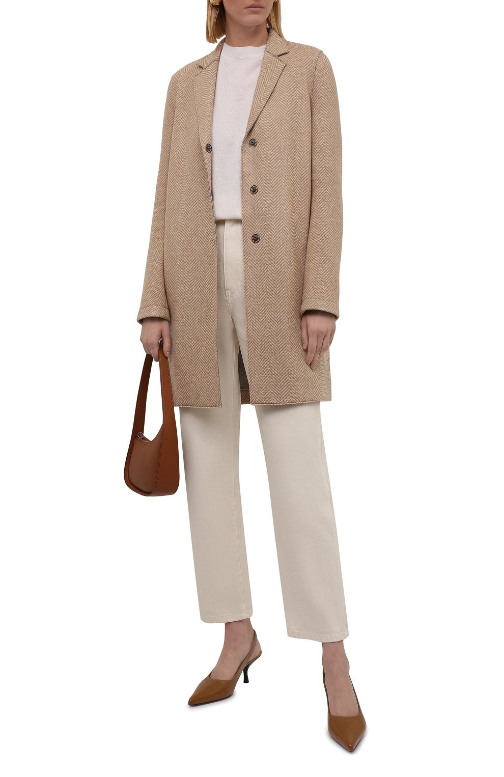 Пальто из шерсти и кашемира HARRIS WHARF LONDON, арт. A1301MWG, фото 2