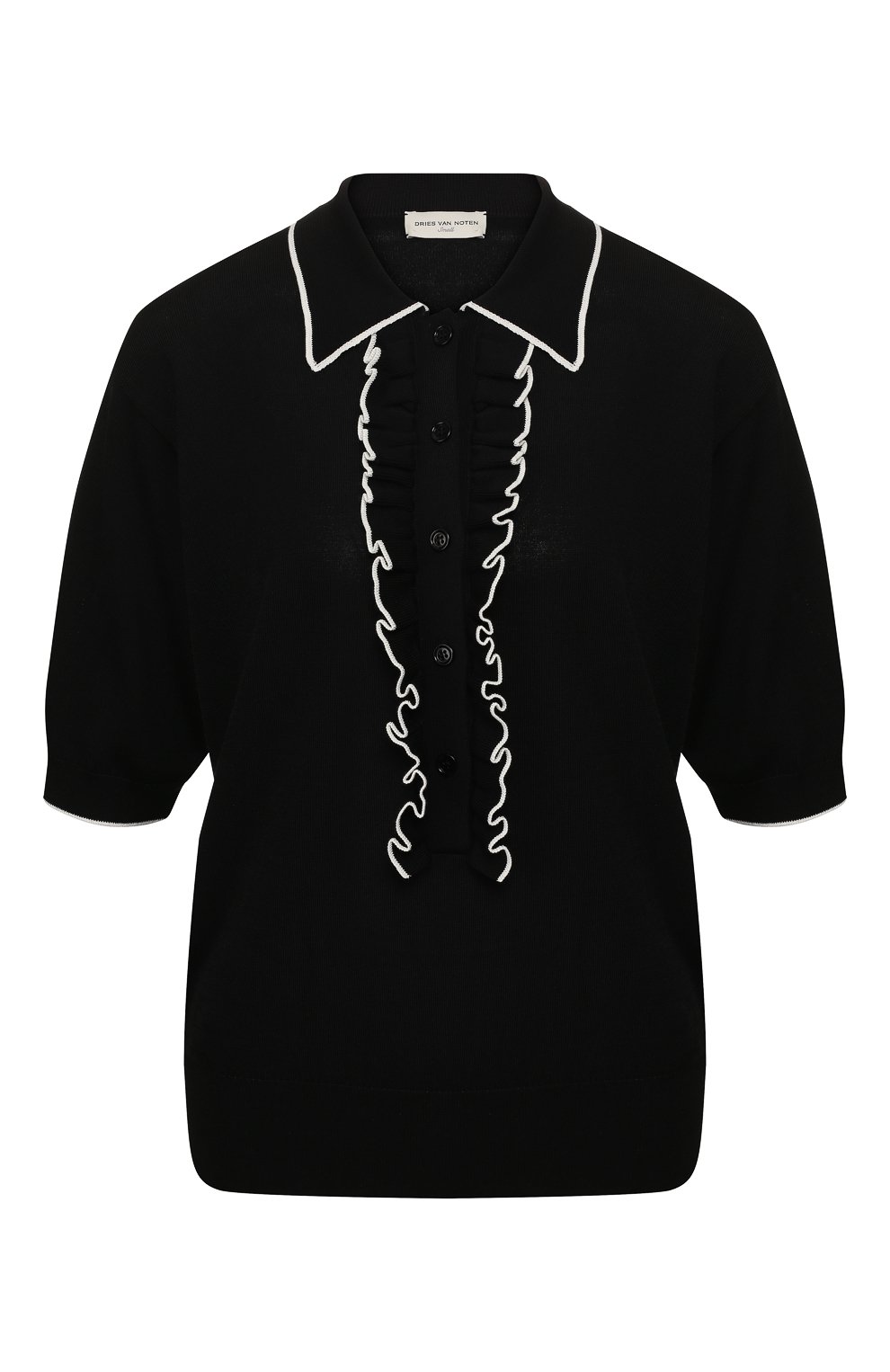 Пуловер из смеси вискозы и хлопка DRIES VAN NOTEN, арт. 201-11231-9706, фото 1
