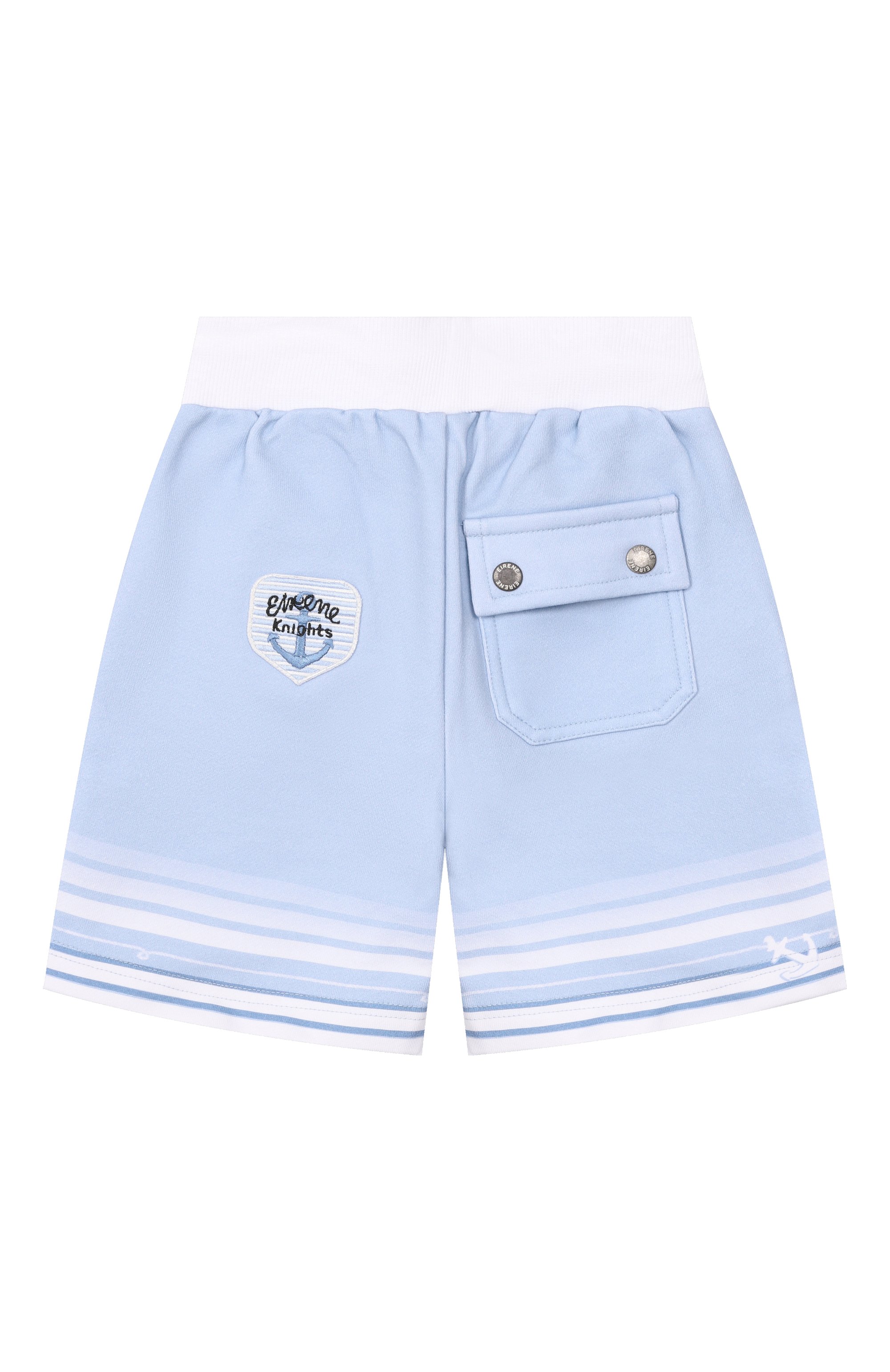 Хлопковые шорты EIRENE голубого цвета по цене 8360 руб., арт. SS26124, фото 2 Хлопковые шорты EIRENE, арт. SS26124, фото 2