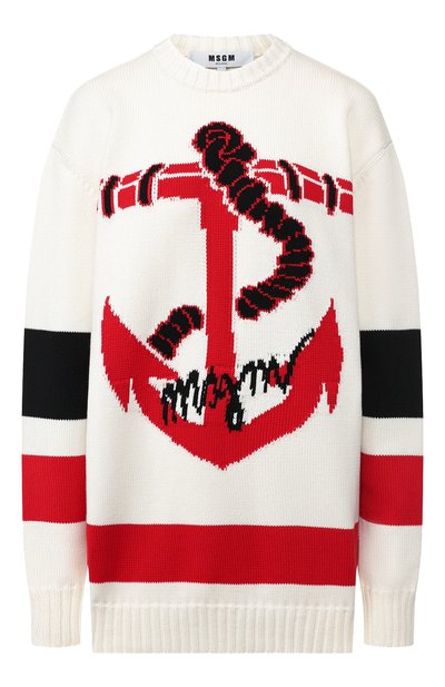 Женский хлопковый пуловер MSGM, арт. 2641MDM116 195265