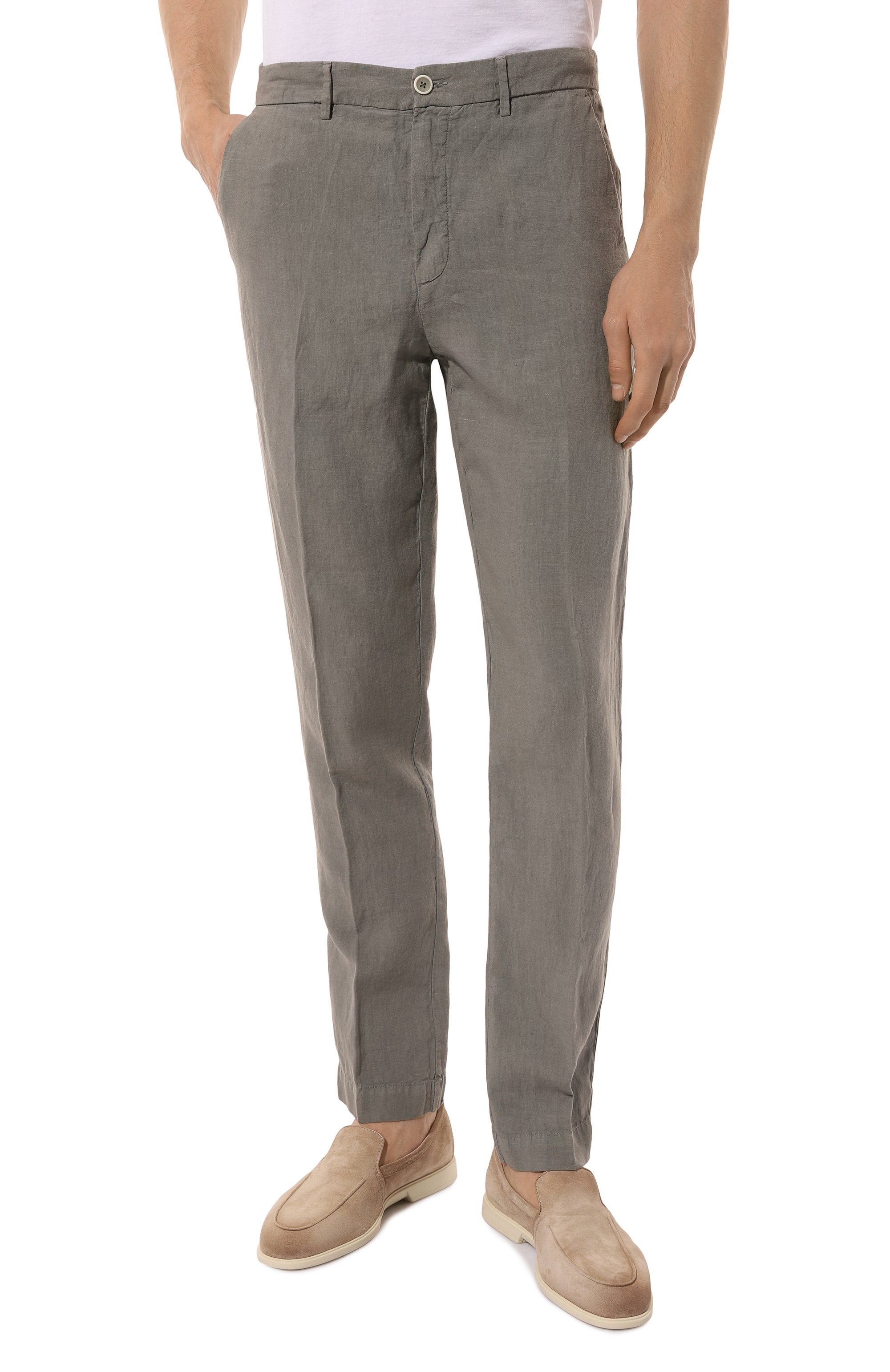 Льняные брюки 120% LINO, арт. 32ALIM2411/0253/000, фото 3