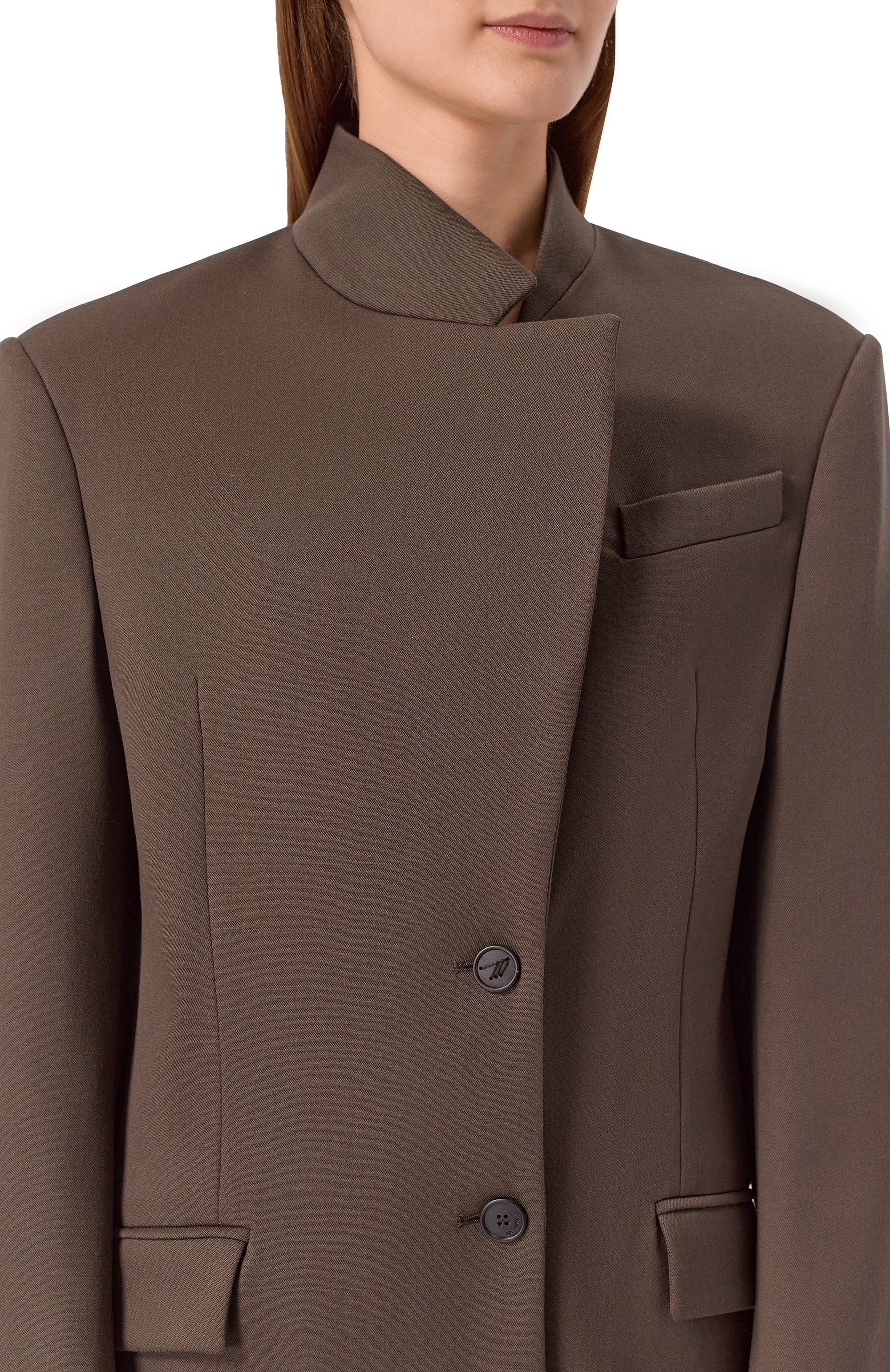 Шерстяной жакет THE ATTICO, арт. 251WCG00084/WWW061AA, фото 5