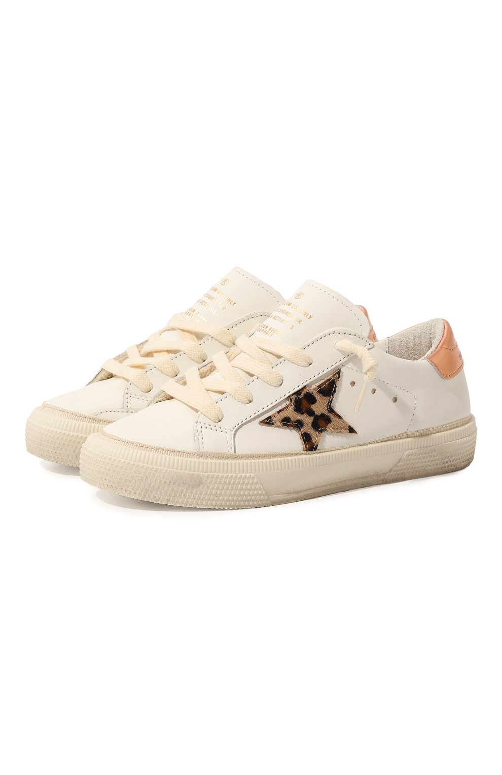 Кожаные кеды GOLDEN GOOSE DELUXE BRAND, арт. GYF00112.F003303, фото 1