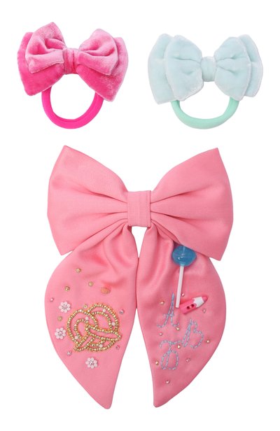 Комплект из трех бантов school PINK.OLIVKA, арт. PO-70553
