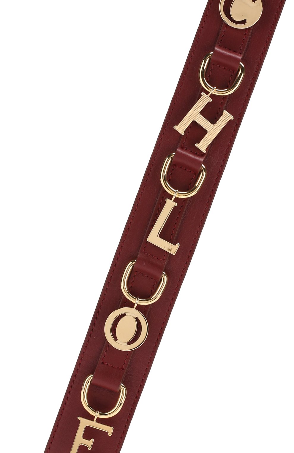 Кожаный ремень для сумки с подвесками CHLOÉ, арт. CHC18AD806H1Z, фото 3