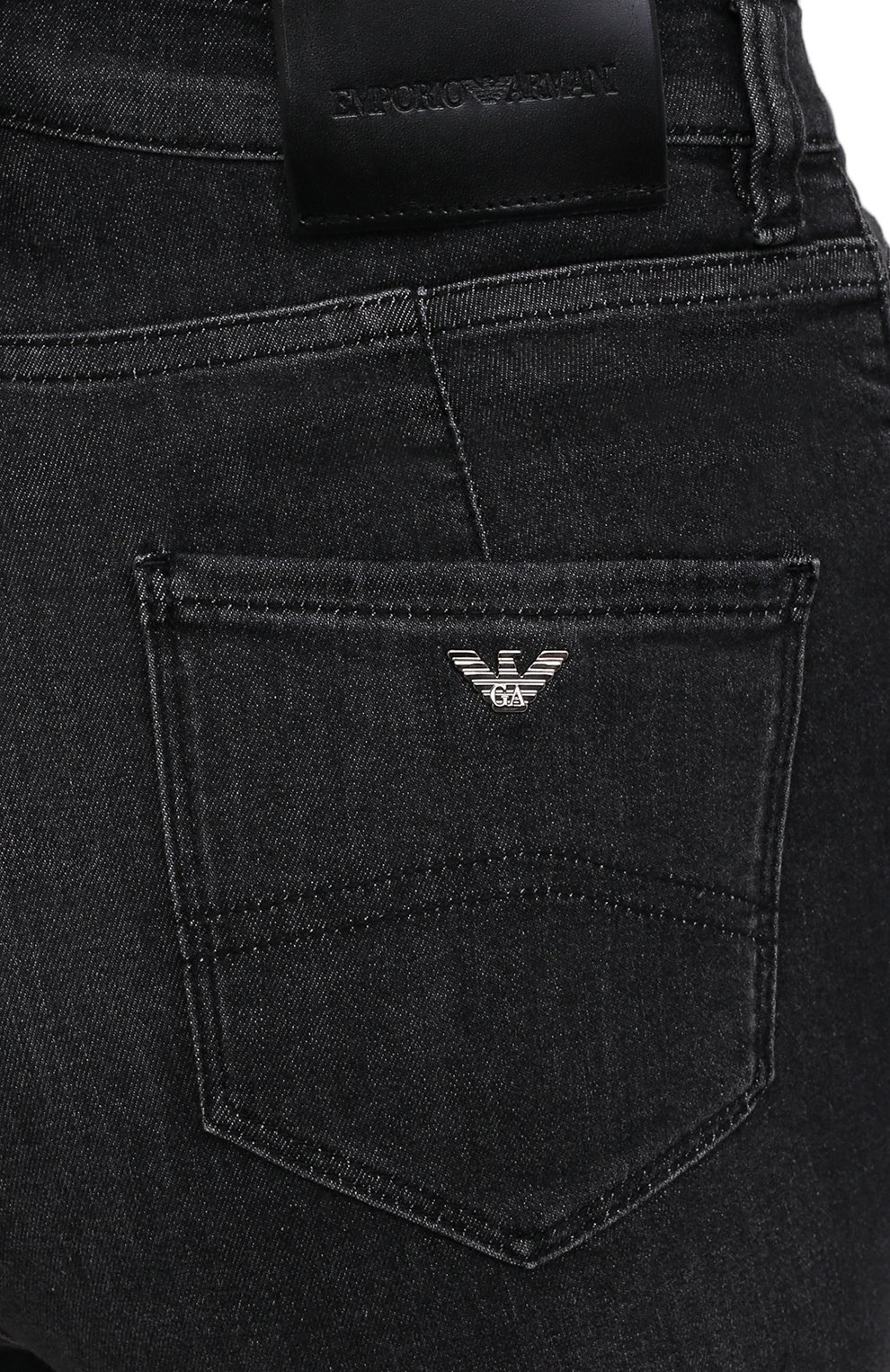Джинсы EMPORIO ARMANI серого цвета по цене 23150 руб., арт. 6K2J64/2DI7Z, фото 5 Джинсы EMPORIO ARMANI, арт. 6K2J64/2DI7Z, фото 5