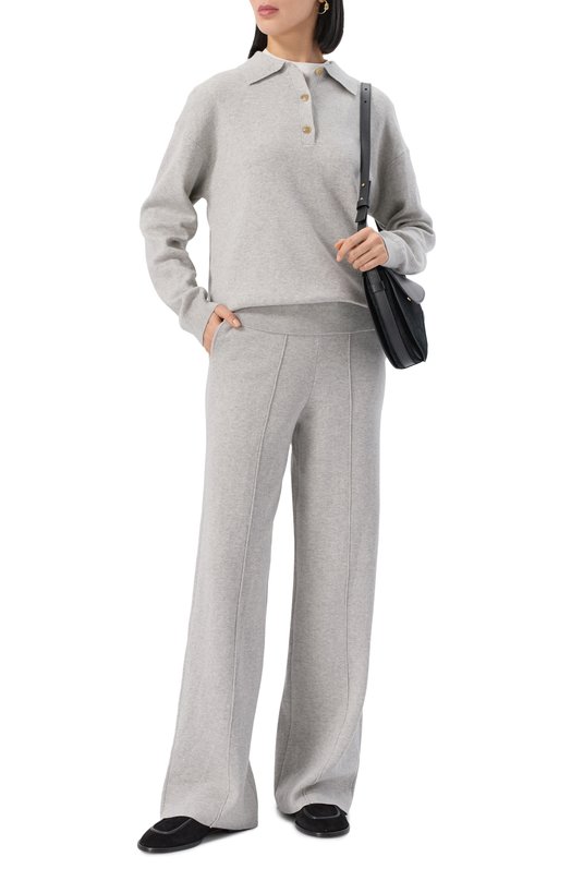 Брюки из шерсти и хлопка Addicted AD2539 Серый  AD2539 Фото 2