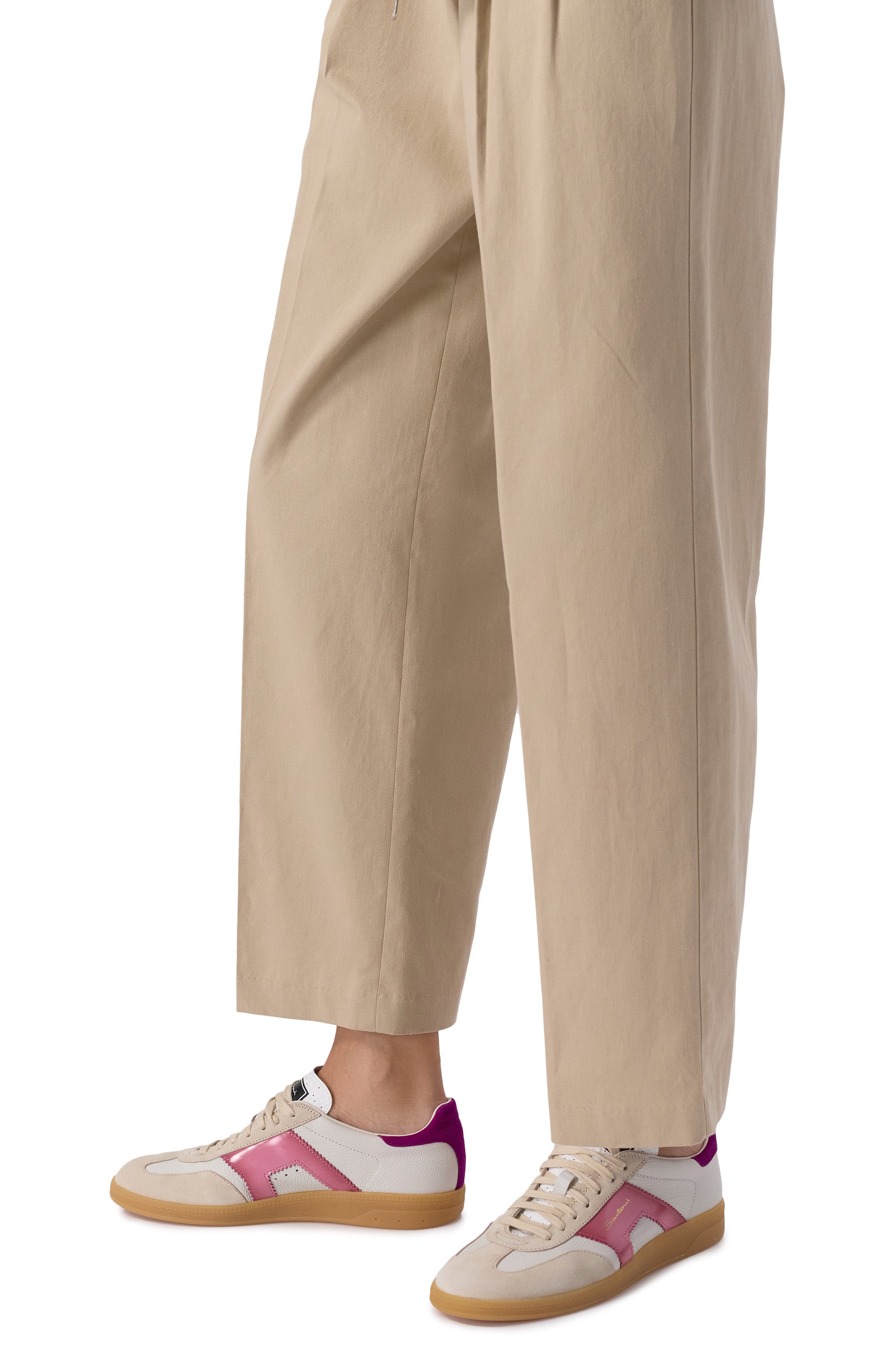 Кожаные кеды SANTONI, арт. WBPG61221FARCQUI, фото 3