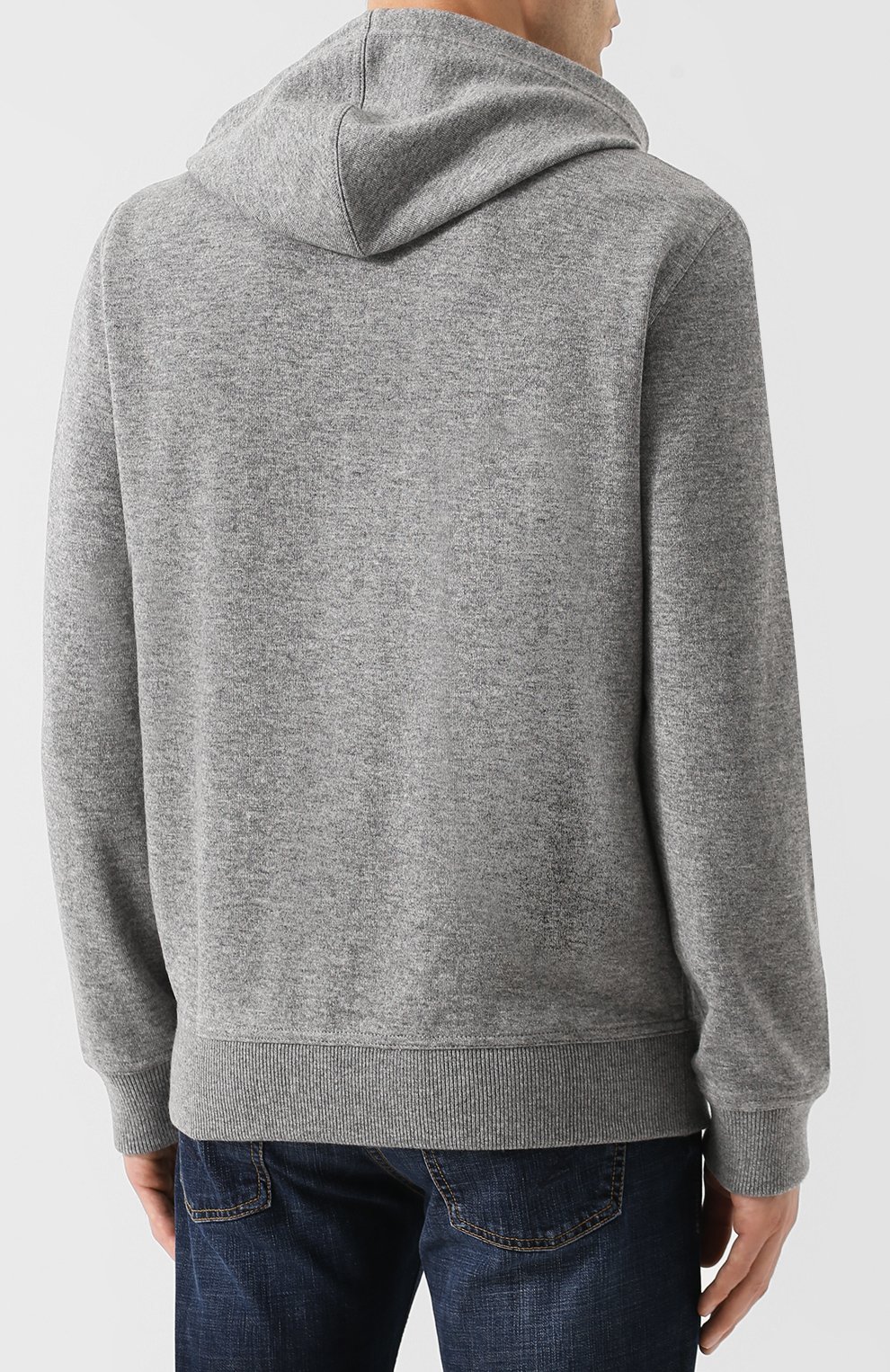 Толстовка из кашемира и хлопка BRUNELLO CUCINELLI, арт. MTU019069G, фото 4