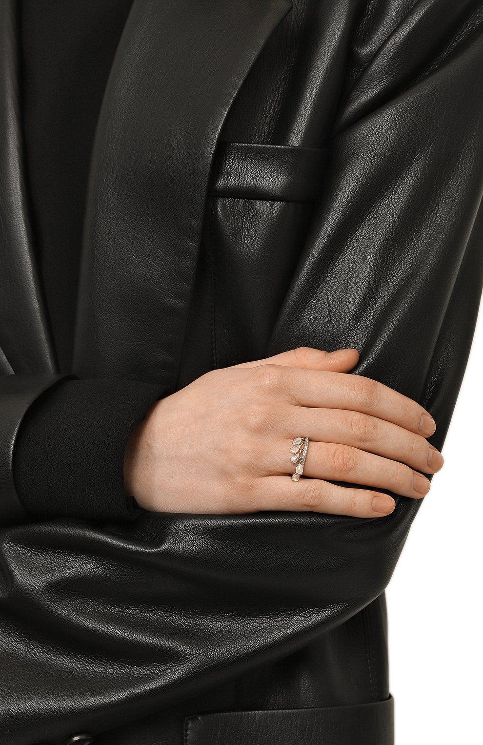 Кольцо water с лунными камнями MOONKA, арт. wt-tr-mns, фото 2