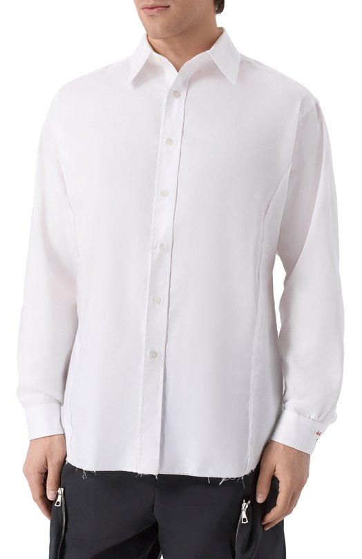 Хлопковая рубашка Maison Margiela S67DT0021/M35308 Белый  S67DT0021/M35308 Фото 3