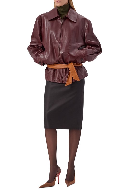 Текстильные туфли Deroche 110 Saint Laurent 859104/9QNAG Коричневый  859104/9QNAG Фото 3