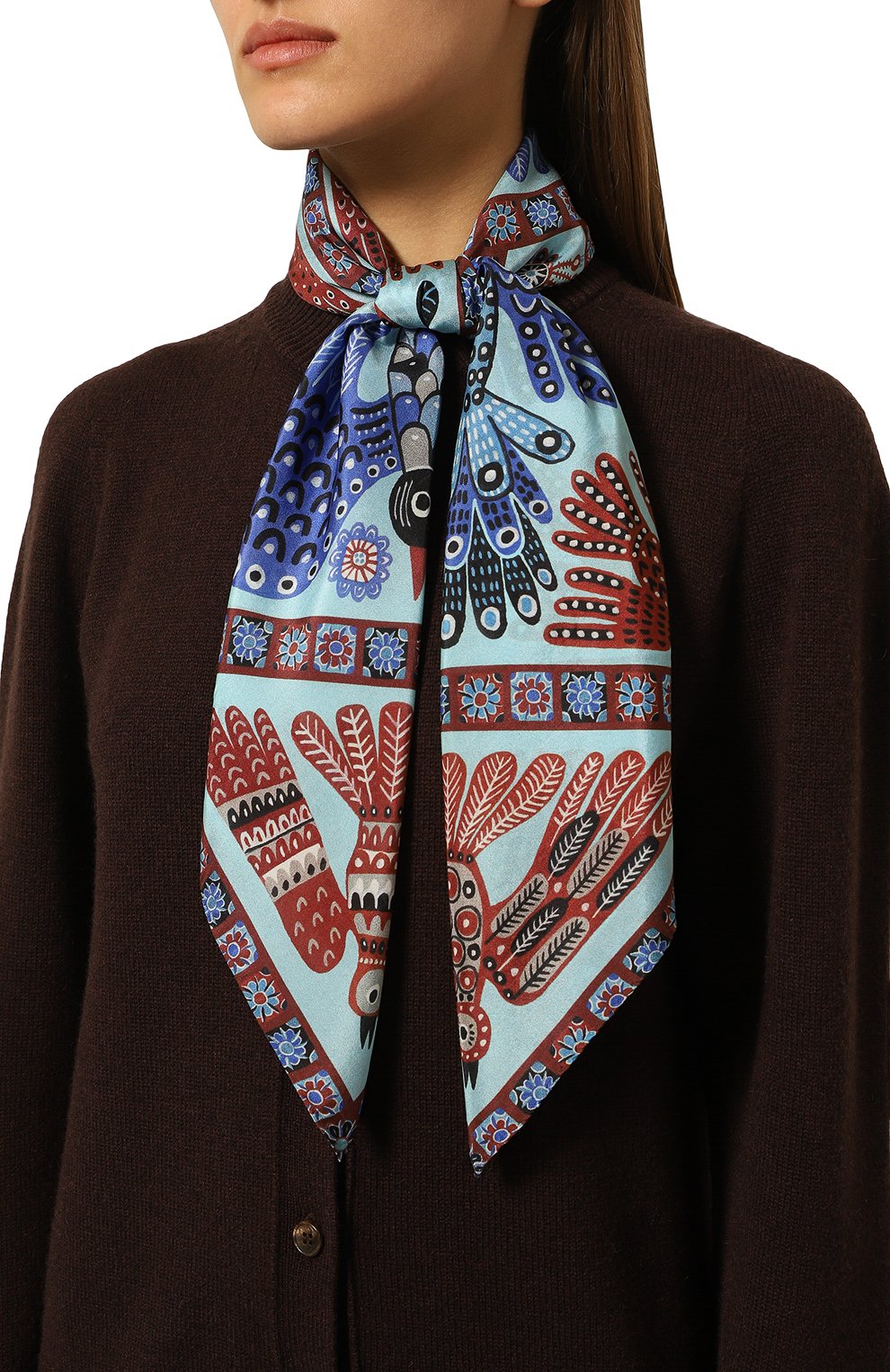 Шелковый платок небеса GOURJI, арт. 91144937/44172, фото 2