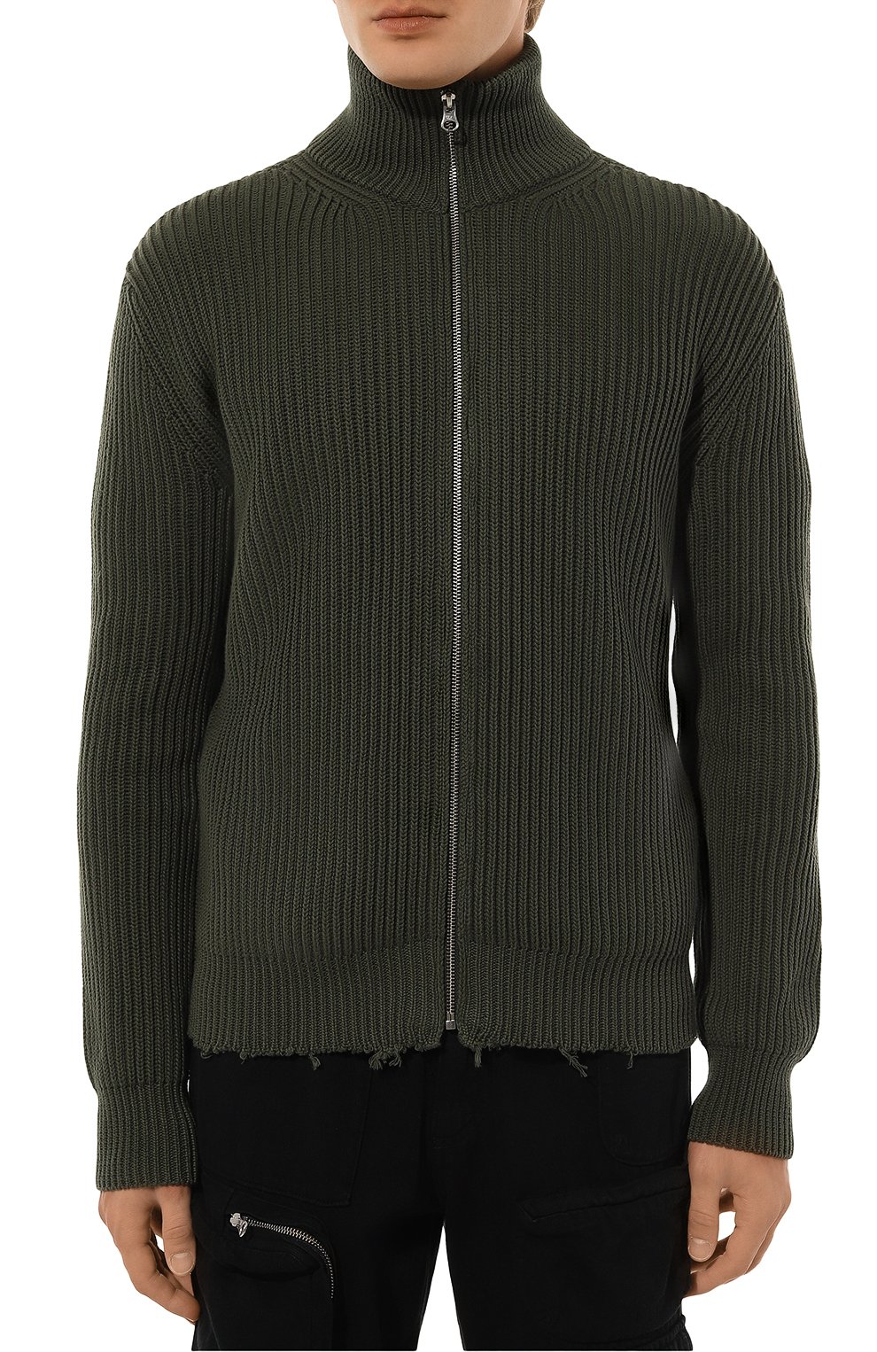 Хлопковый кардиган MM6, арт. SH0AM0021/M13039, фото 3