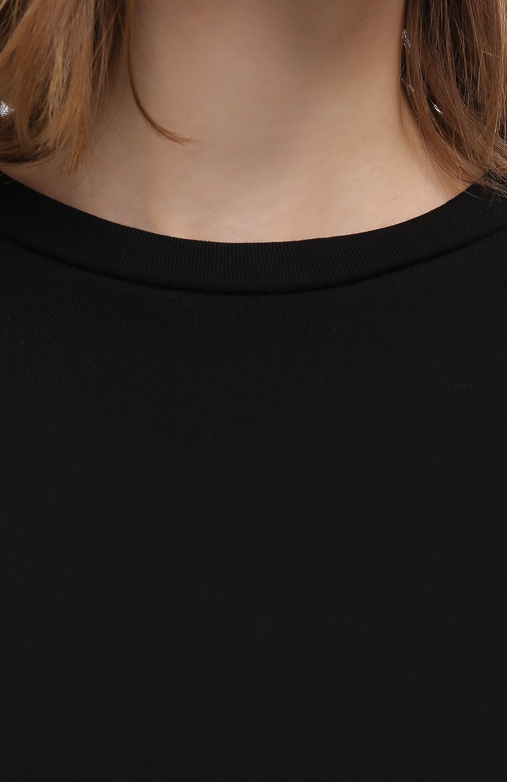 Хлопковый свитшот EMPORIO ARMANI черного цвета по цене 25800 руб., арт. 6H2M6F/2JVTZ, фото 5 Хлопковый свитшот EMPORIO ARMANI, арт. 6H2M6F/2JVTZ, фото 5