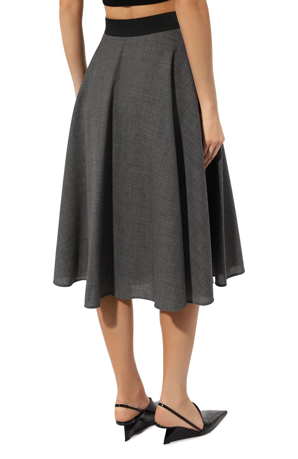 Шерстяная юбка PRADA, арт. P147T-1QKW-F0308-212, фото 4