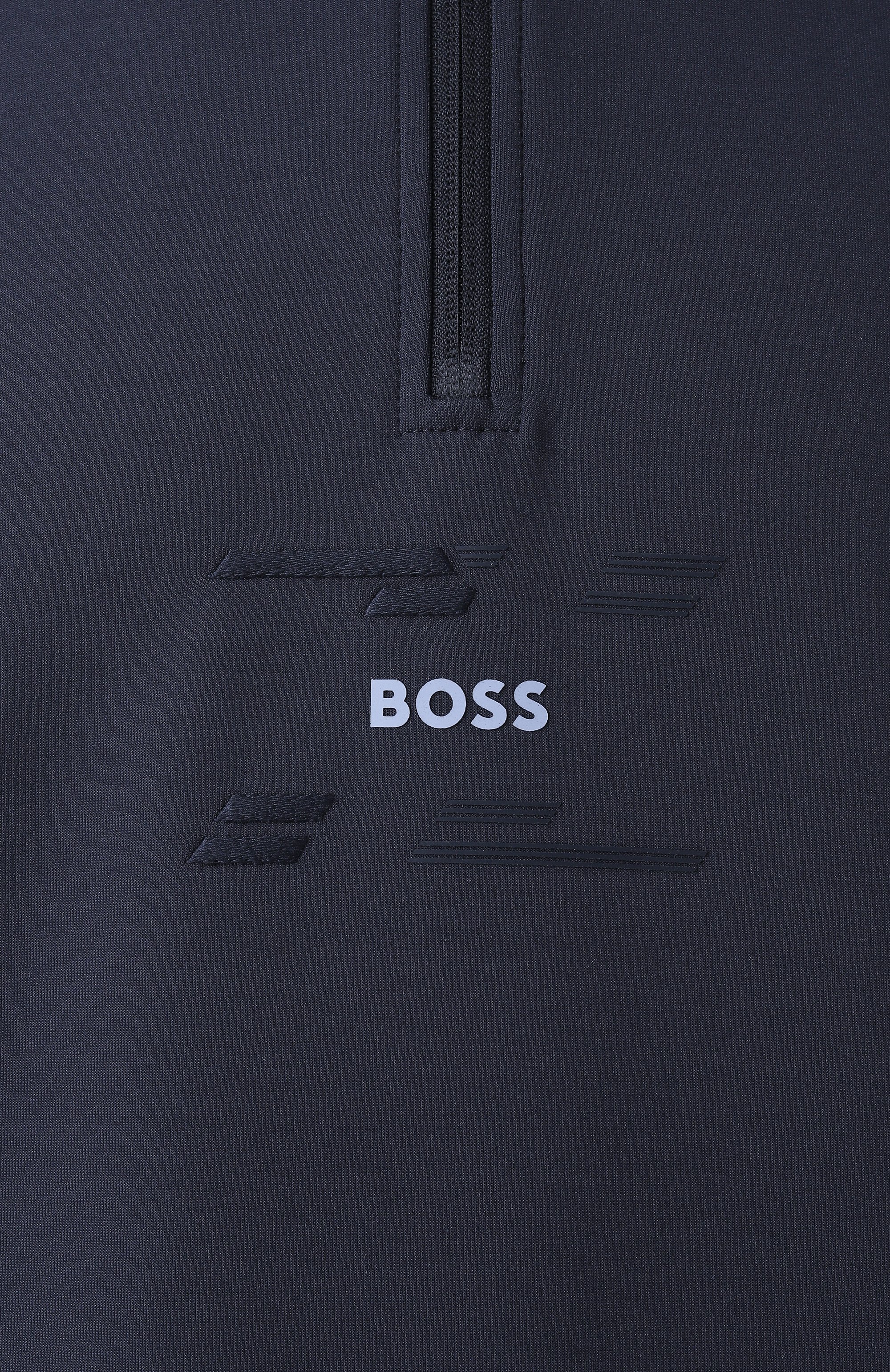 Хлопковый свитшот BOSS GREEN темно-синего цвета по цене 25500 руб., арт. 50530019, фото 6 Хлопковый свитшот BOSS GREEN, арт. 50530019, фото 6