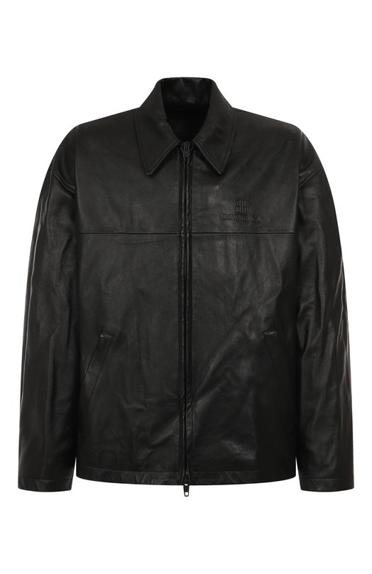 Кожаная куртка Balenciaga 831042/TSS01 Чёрный 831042/TSS01
