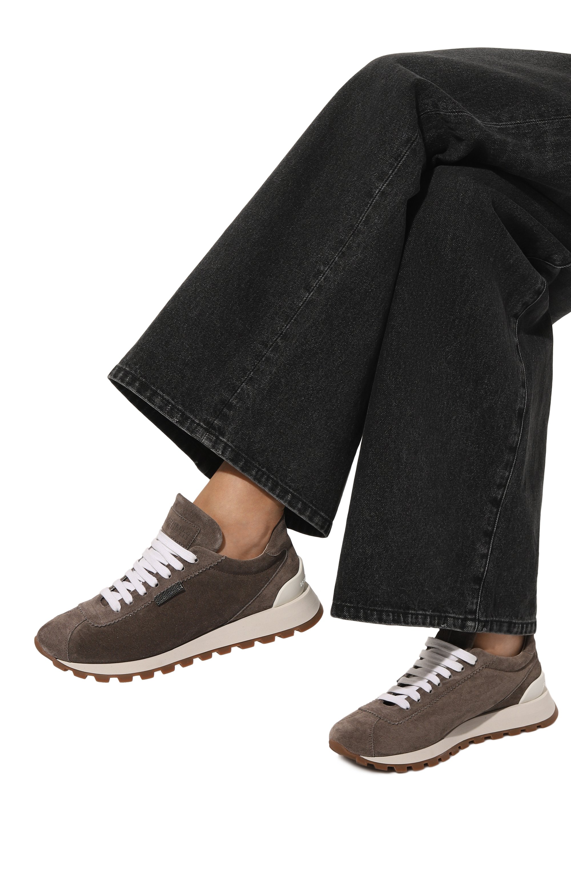 Замшевые кроссовки BRUNELLO CUCINELLI, арт. MZSFGB1117, фото 3