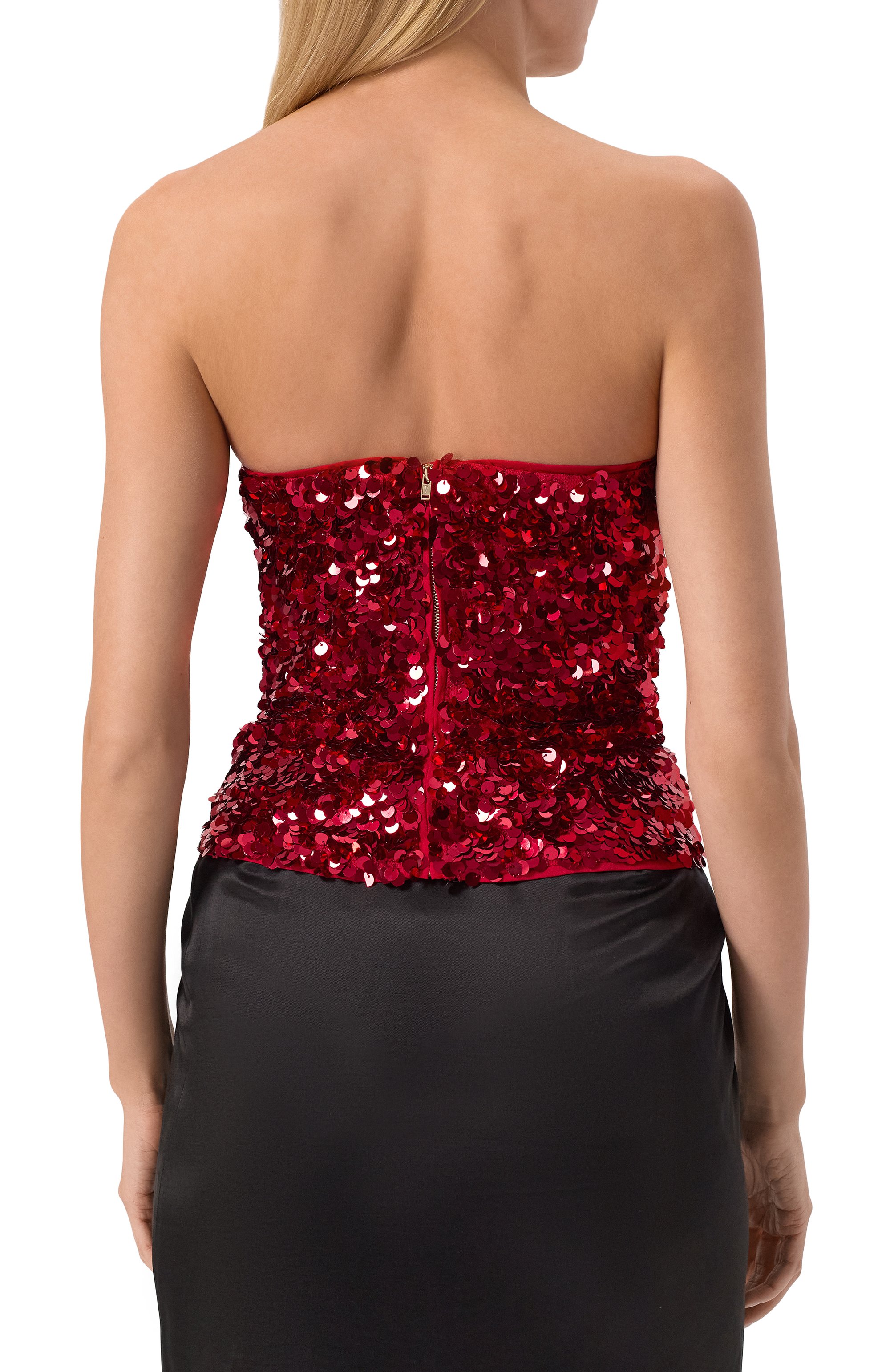 Топ-корсет с отделкой пайетками SELF-PORTRAIT, арт. RS25044TR, фото 4