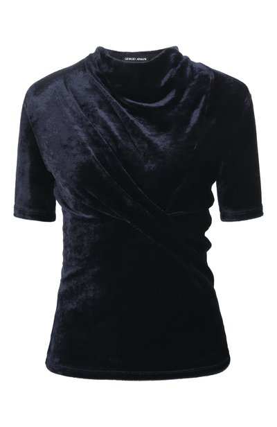 Женский бархатный топ GIORGIO ARMANI, арт. GW004370/AF30126
