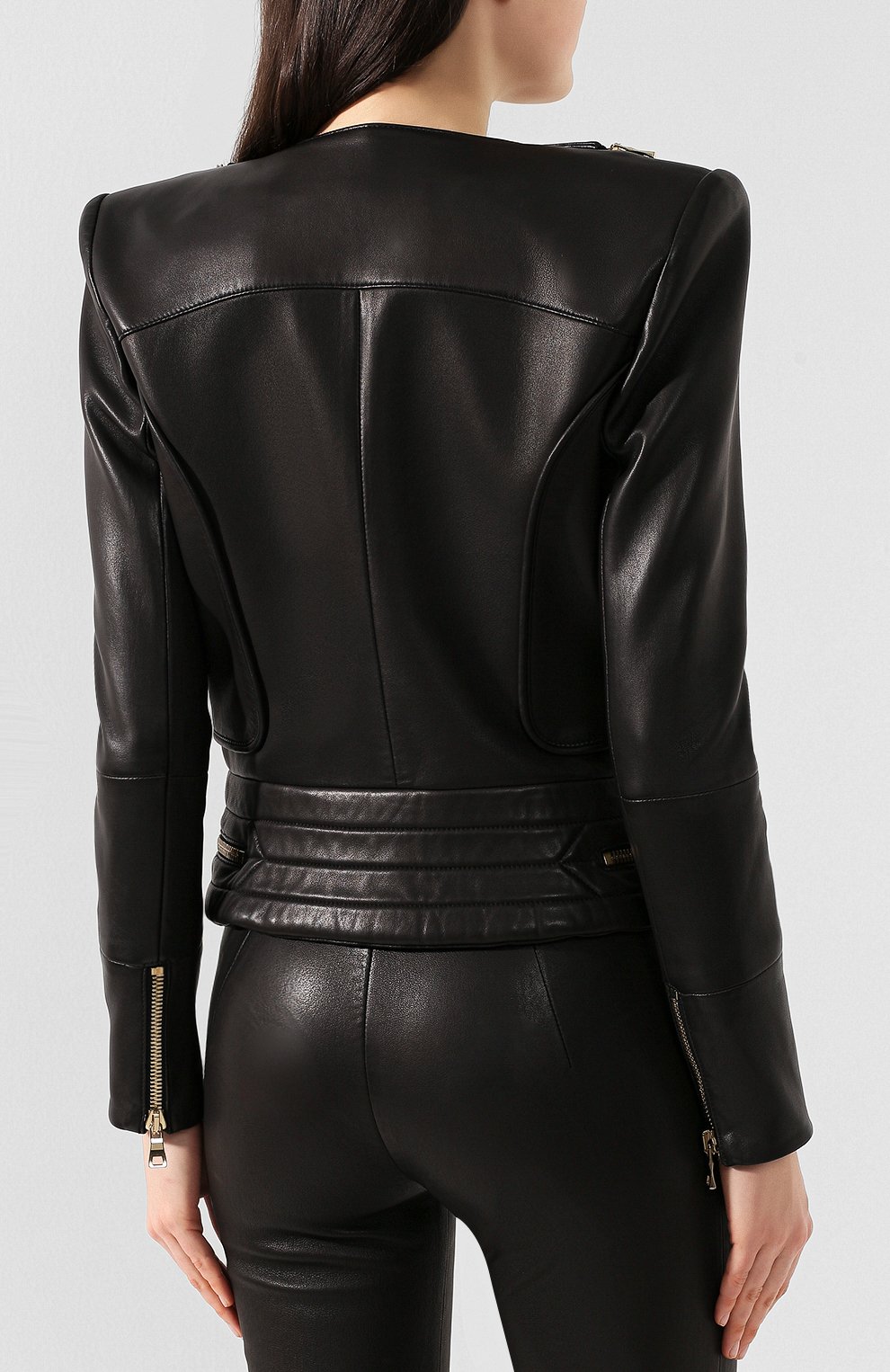 Кожаная куртка BALMAIN, арт. RF18891/L053, фото 4