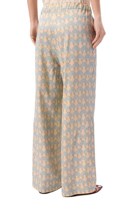 Брюки из шелка и шерсти Akhmadullina 1126.3B601/S458.1 Бежевый  1126.3B601/S458.1 Фото 4