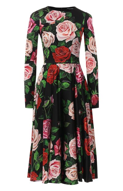 Женское шелковое платье DOLCE & GABBANA, арт. F6B8ET/FSAX8