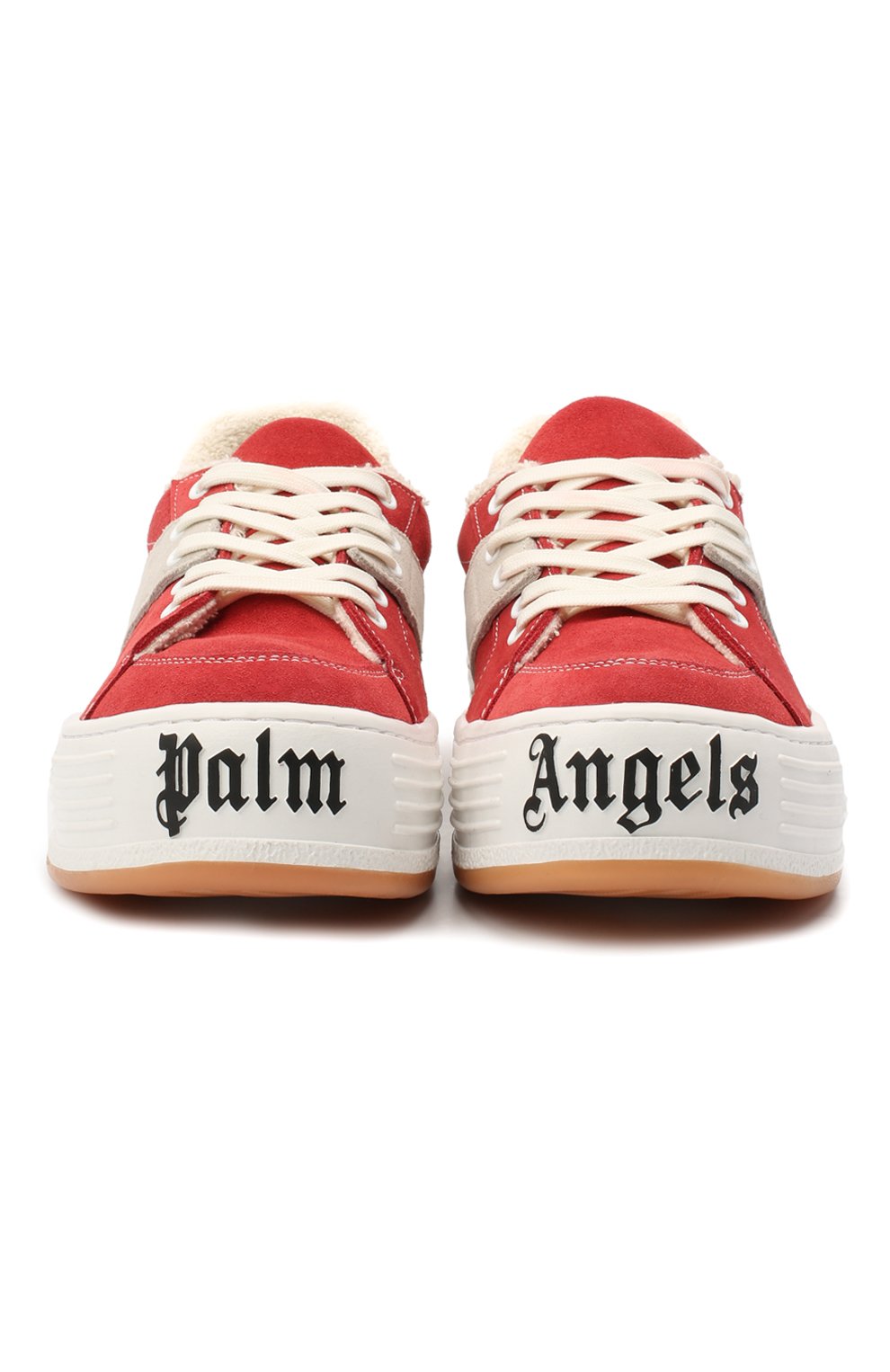 Замшевые кеды PALM ANGELS, арт. PMIA051F20LEA0012501, фото 6