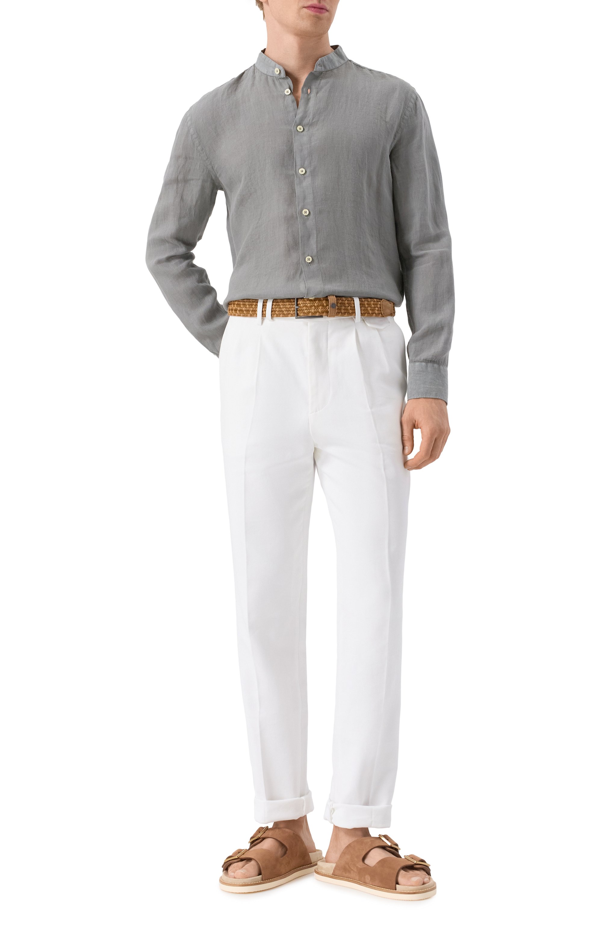 Льняная рубашка 120% LINO, арт. 32ALIM1159/0115/000, фото 2