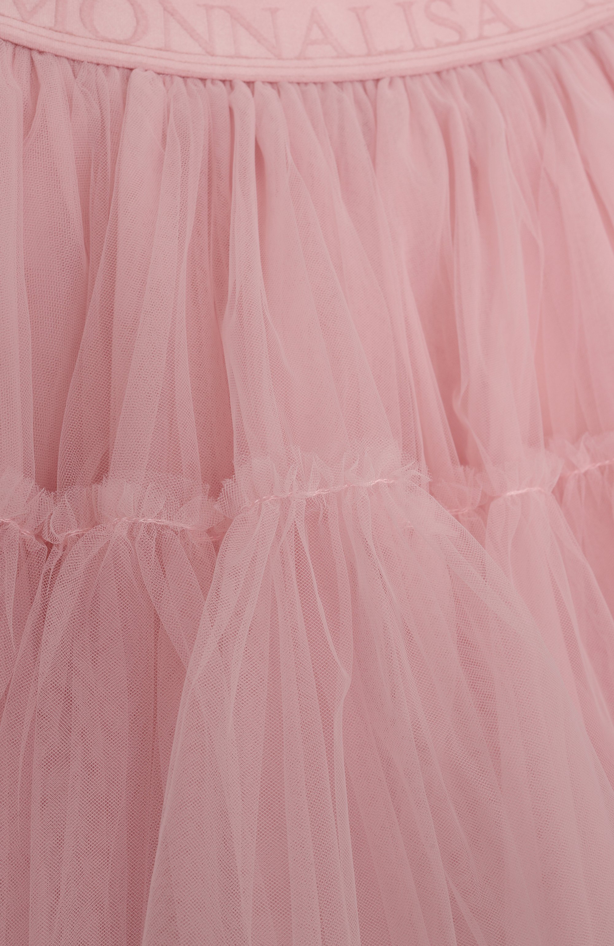 Юбка MONNALISA светло-розового цвета по цене 17500 руб., арт. 17FGON, фото 3 Юбка MONNALISA, арт. 17FGON, фото 3