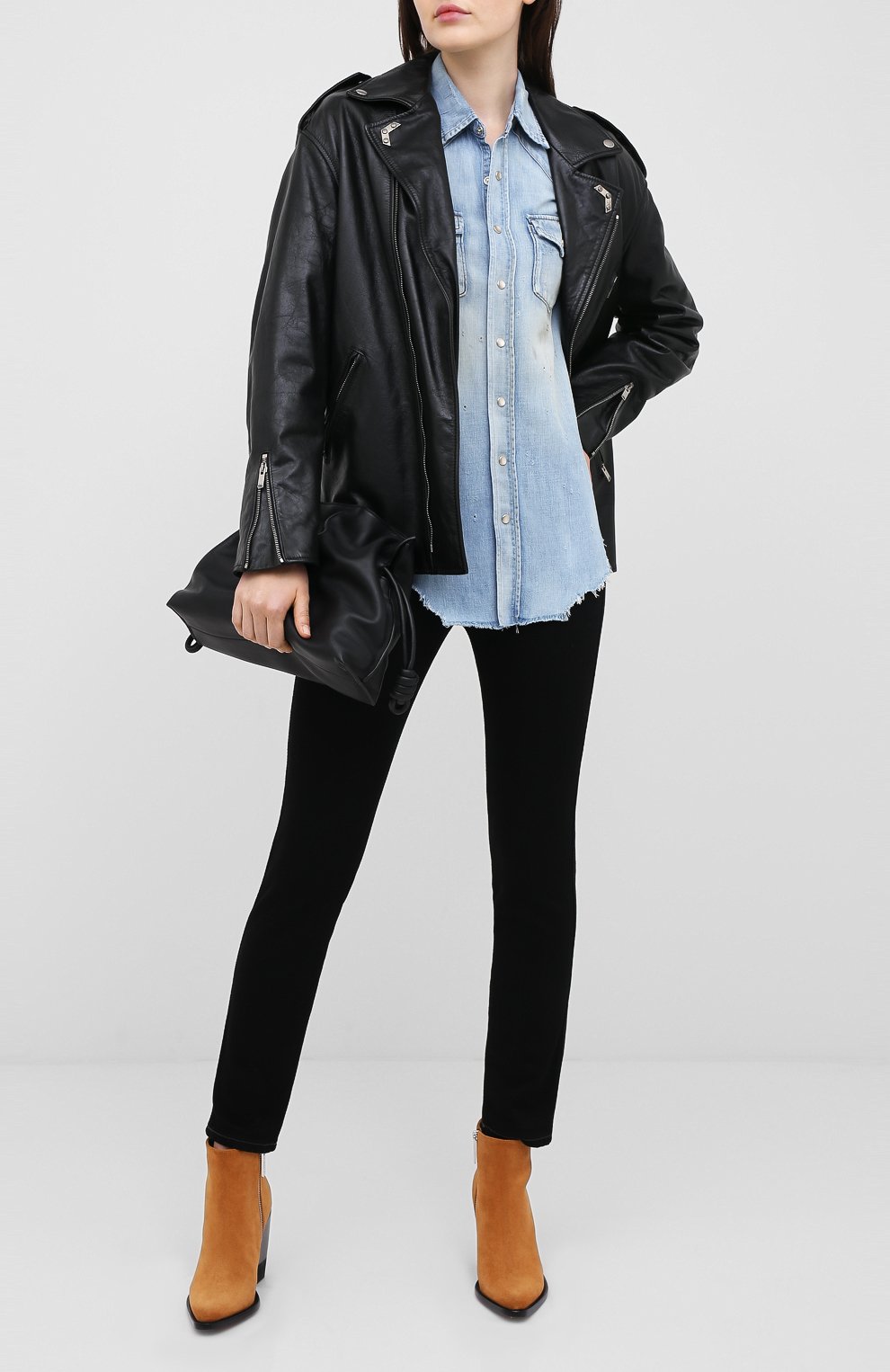 Джинсовая рубашка SAINT LAURENT, арт. 630221/Y880Z, фото 2