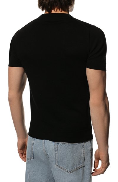 Хлопковый джемпер IL BORGO CASHMERE черного цвета по цене 34350 руб., арт. 55-854M0DG0, фото 4 Хлопковый джемпер IL BORGO CASHMERE, арт. 55-854M0DG0, фото 4