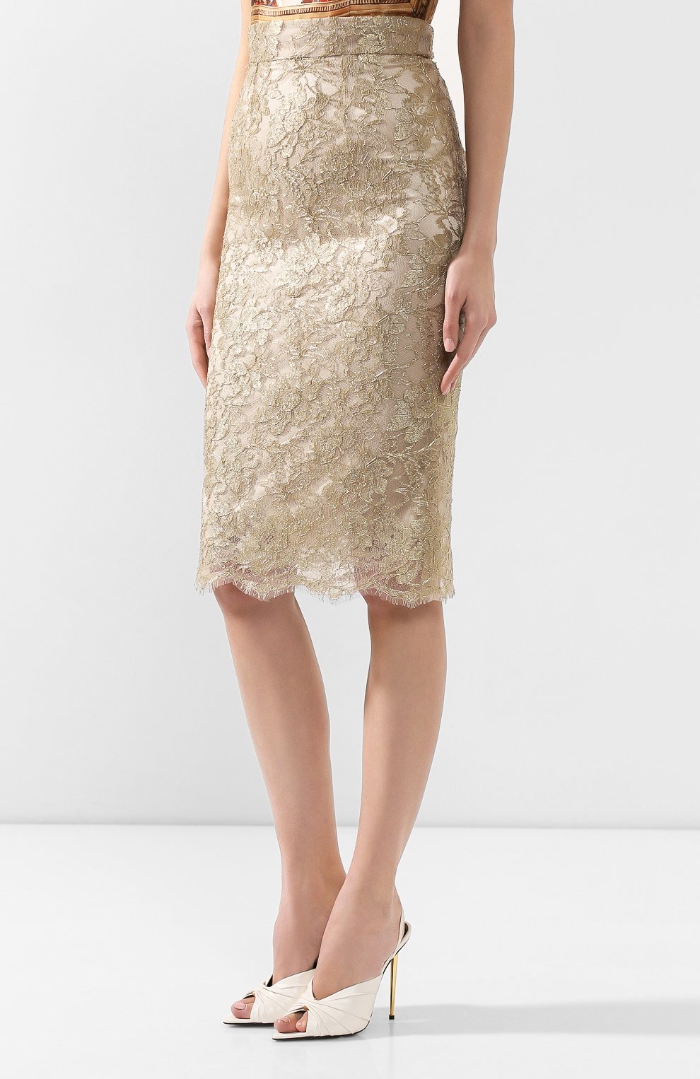 Кружевная юбка DOLCE & GABBANA, арт. F4BSQT/HLM02, фото 3