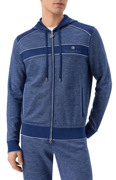 Толстовка из шелка и льна STEFANO RICCI, арт. K919052FCR/T25101/62, фото 3