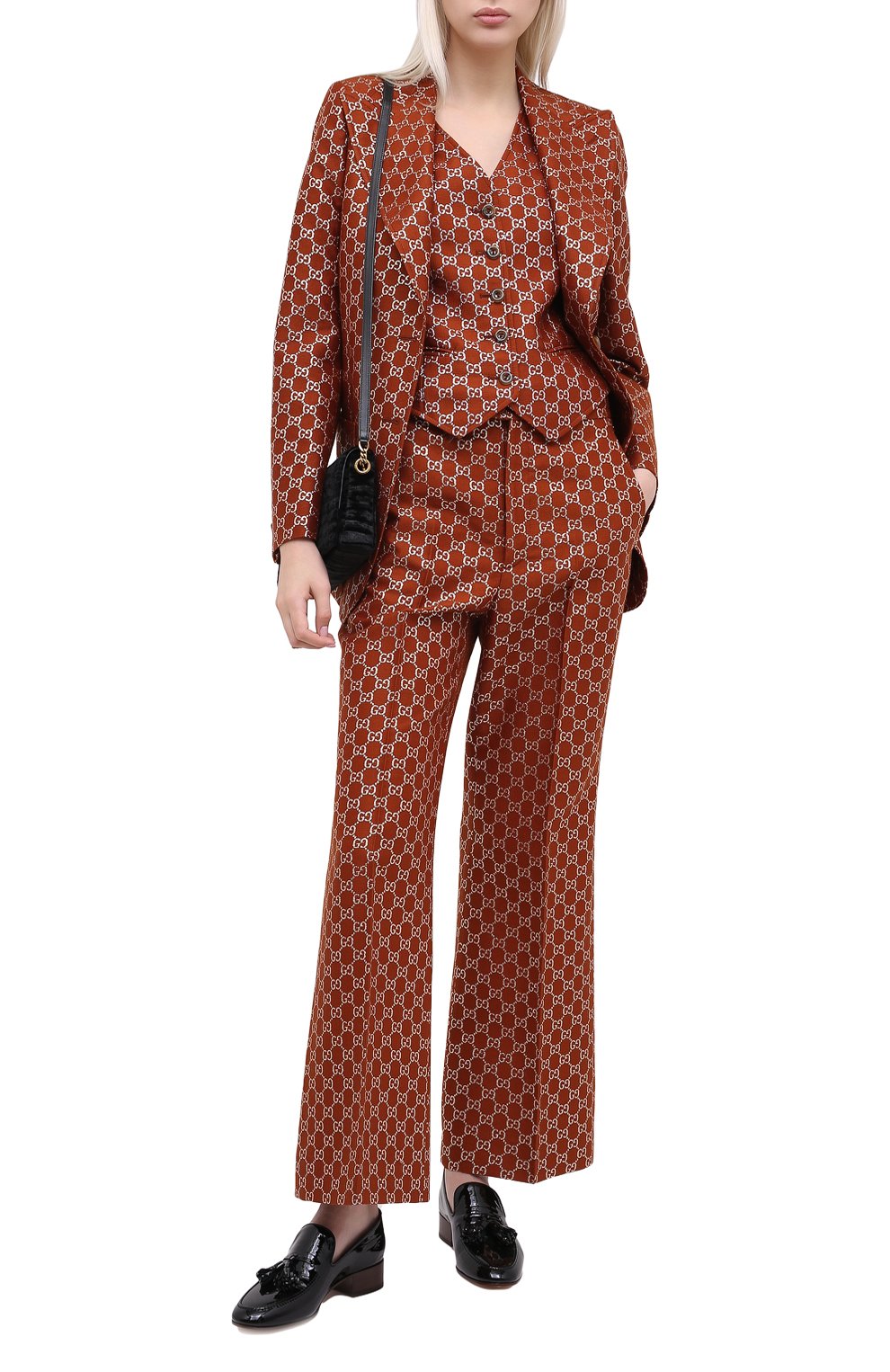 Жилет из шерсти и шелка GUCCI, арт. 619326/ZAD7L, фото 2