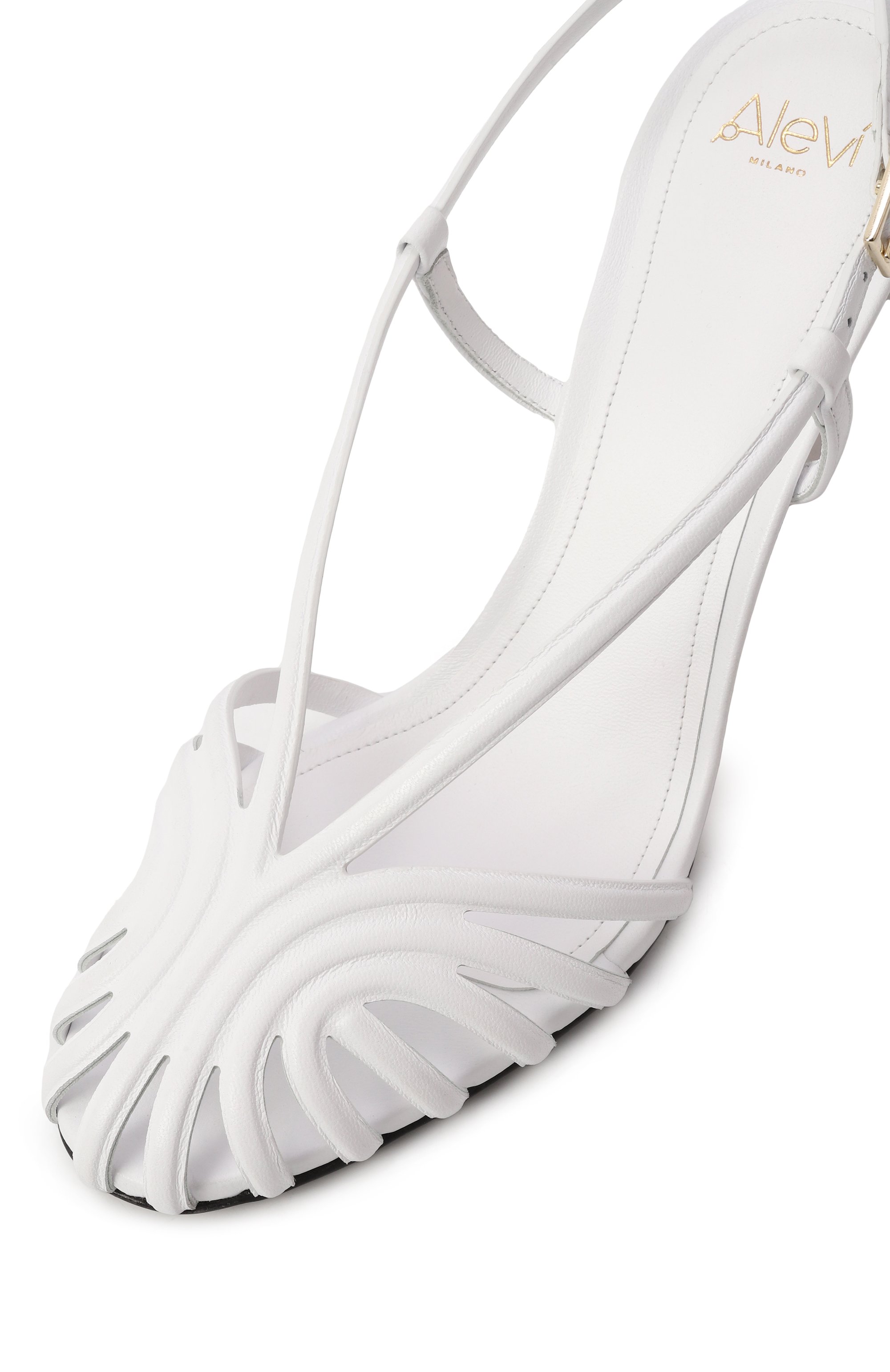 Кожаные босоножки marta 90 ALEVI MILANO, арт. L25SC011.Q.0770106, фото 7