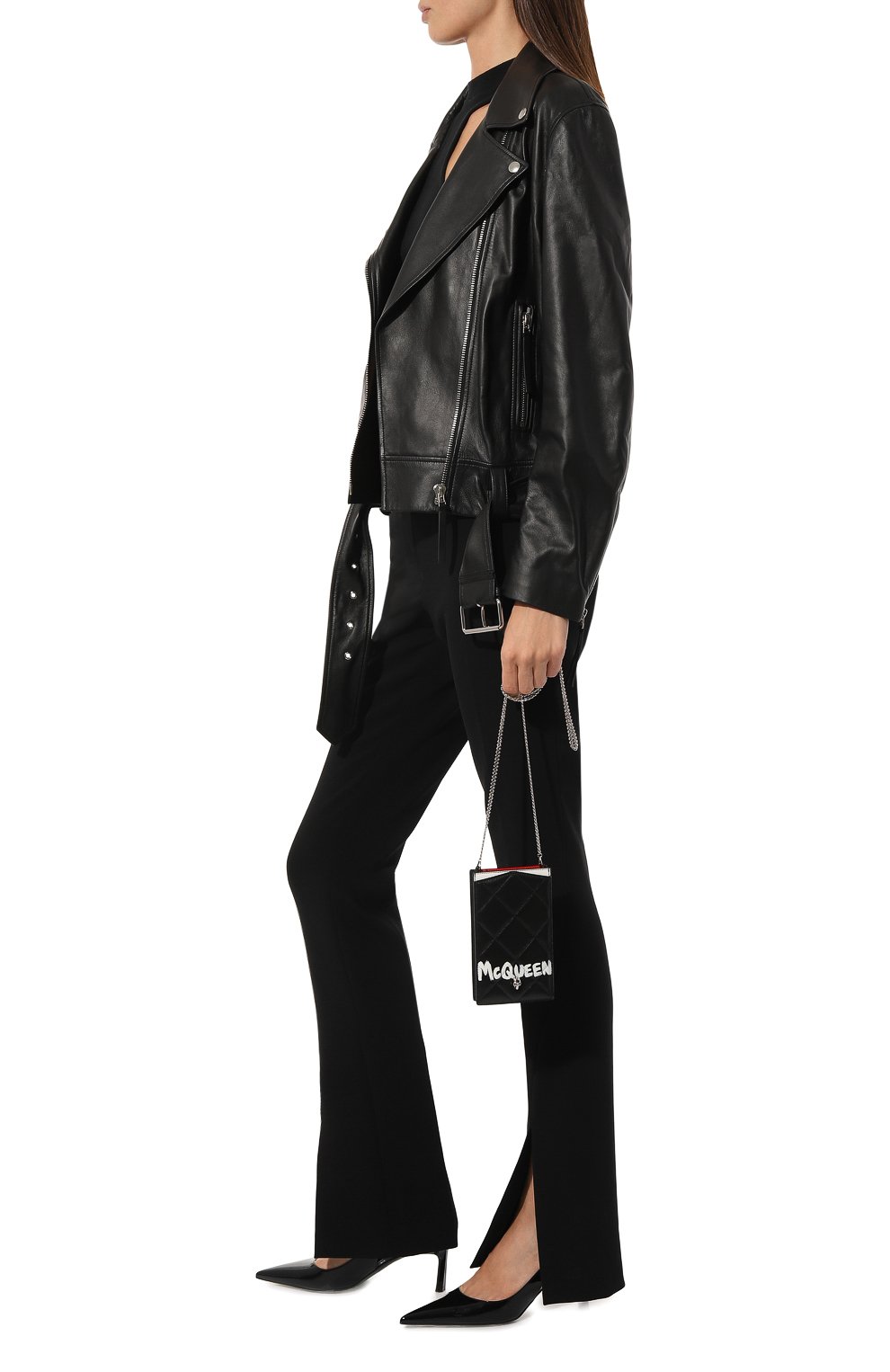 Кожаный чехол для телефона ALEXANDER MCQUEEN, арт. 632035/C8Z50, фото 7