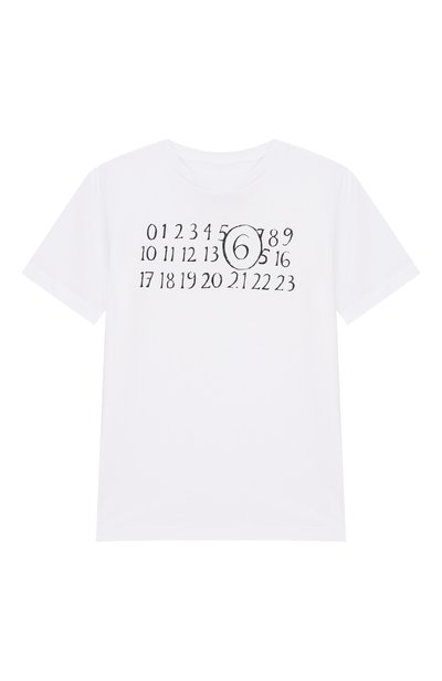 Хлопковая футболка MM6, арт. M61020/MM02Y, фото 1