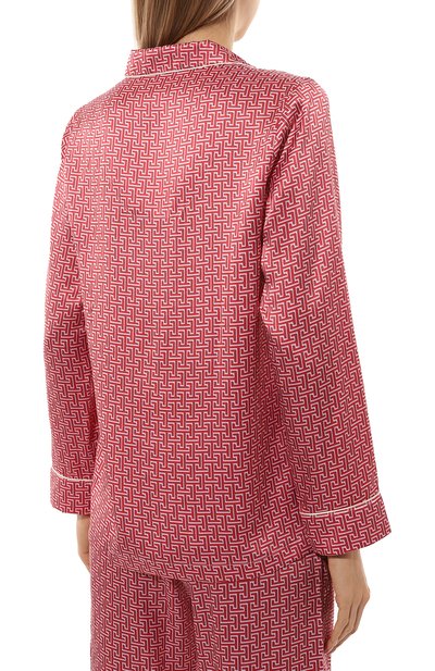 Шелковая пижама DEREK ROSE розового цвета по цене 85050 руб., арт. 2050-BRIN109, фото 4 Шелковая пижама DEREK ROSE, арт. 2050-BRIN109, фото 4